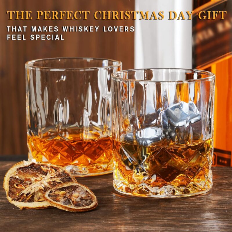 Oaksea®Stainless Steel Whiskey Glasses Stones Set - Image 4